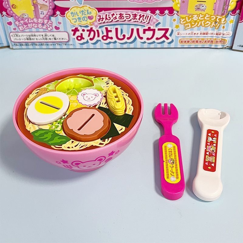 Japanese Food Lifestyle - Simulação japonesa macarrão ramen conjunto divertido
