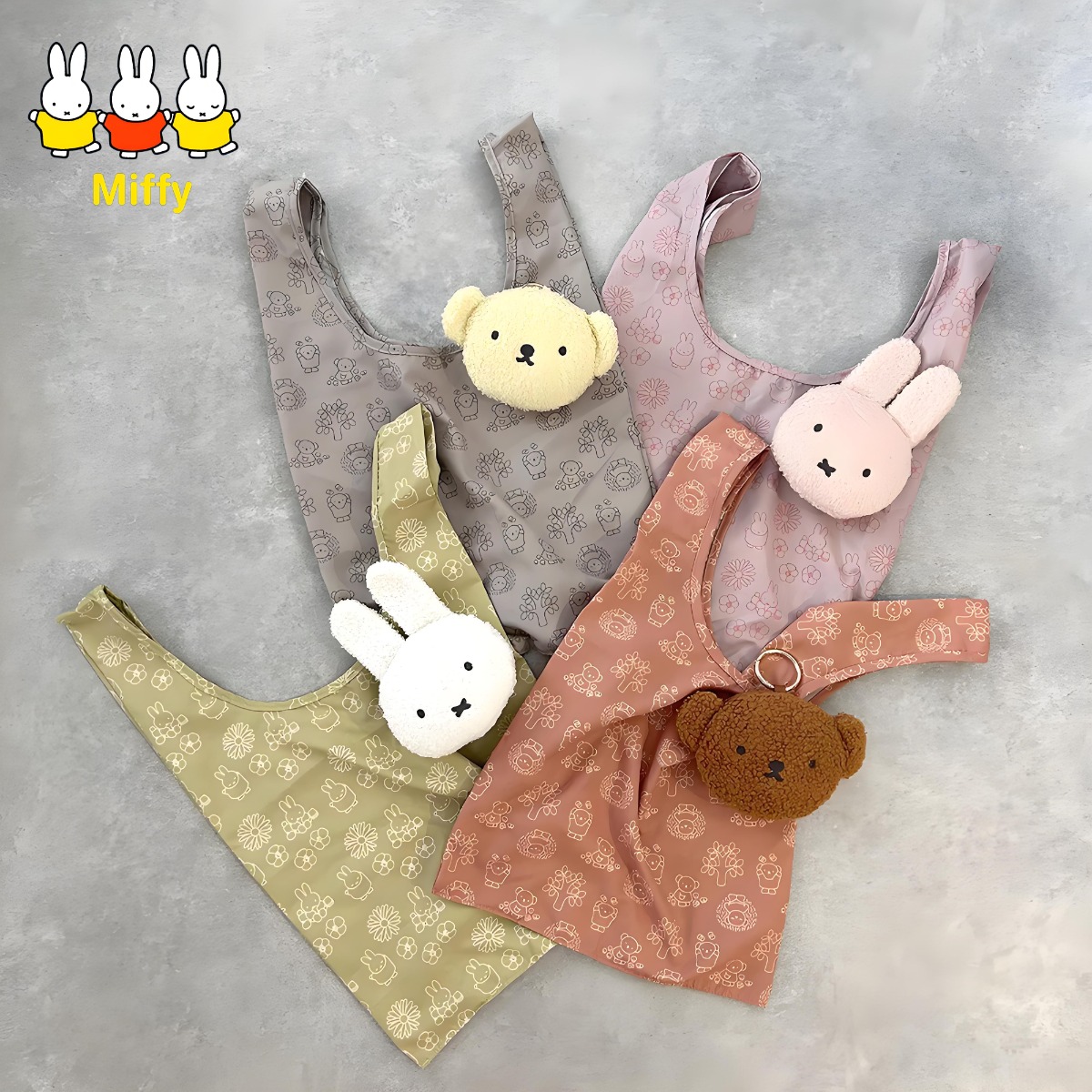 Japanese Lifestyle Goods - Kawaii miffy coelho saco de compras