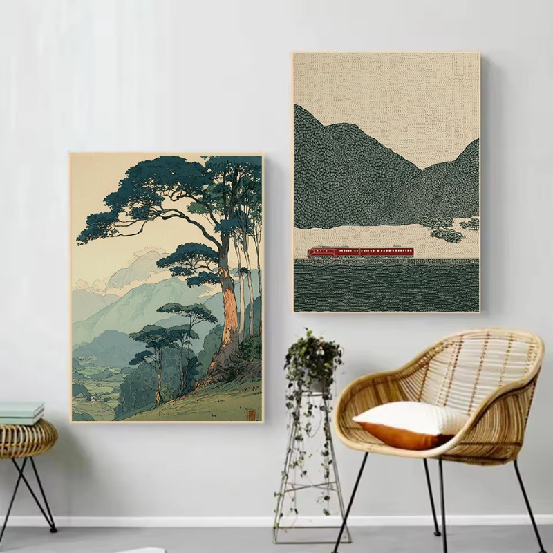 Ilustração estilo japonês vint - Japanese Lifestyle Home avaliação e preço