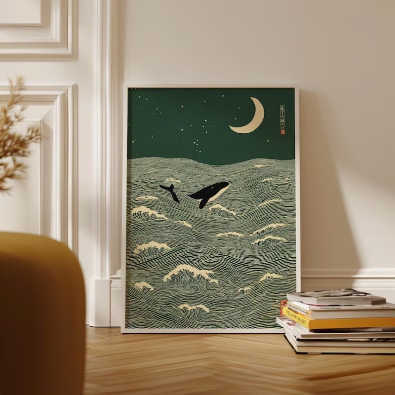 Ilustração estilo japonês vint - Japanese Lifestyle Home avaliação e preço